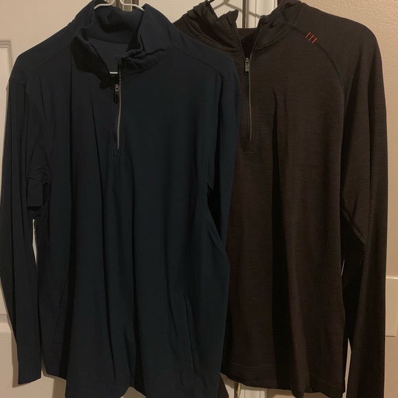 Two Lululemon Quarter Zips size Medium - Picture 2 of 2